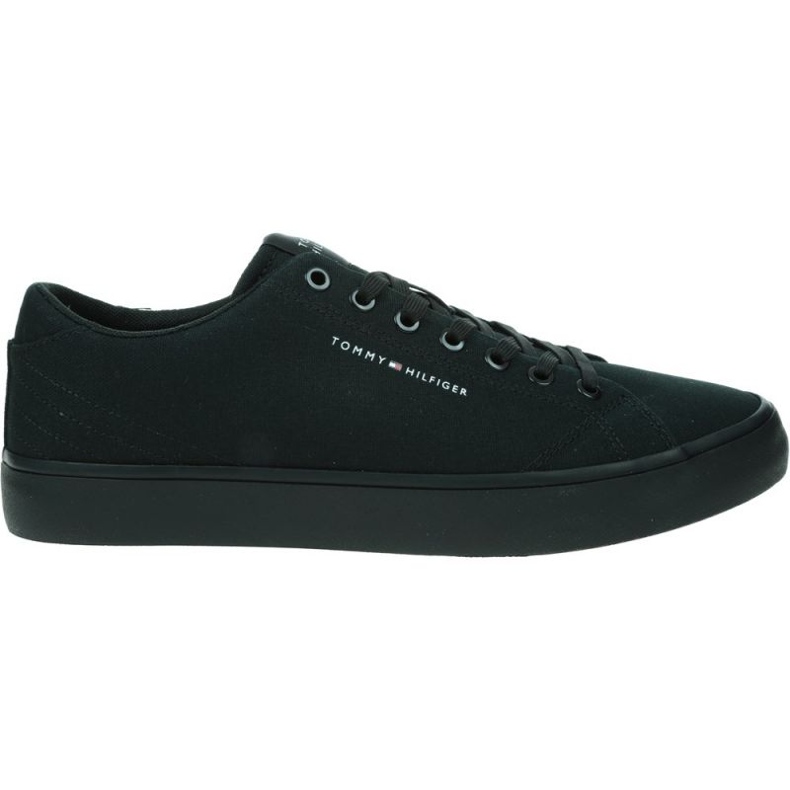 Pantofi Tommy Hilfiger Vulc Low Canvas FM0FM04882 Bds negru