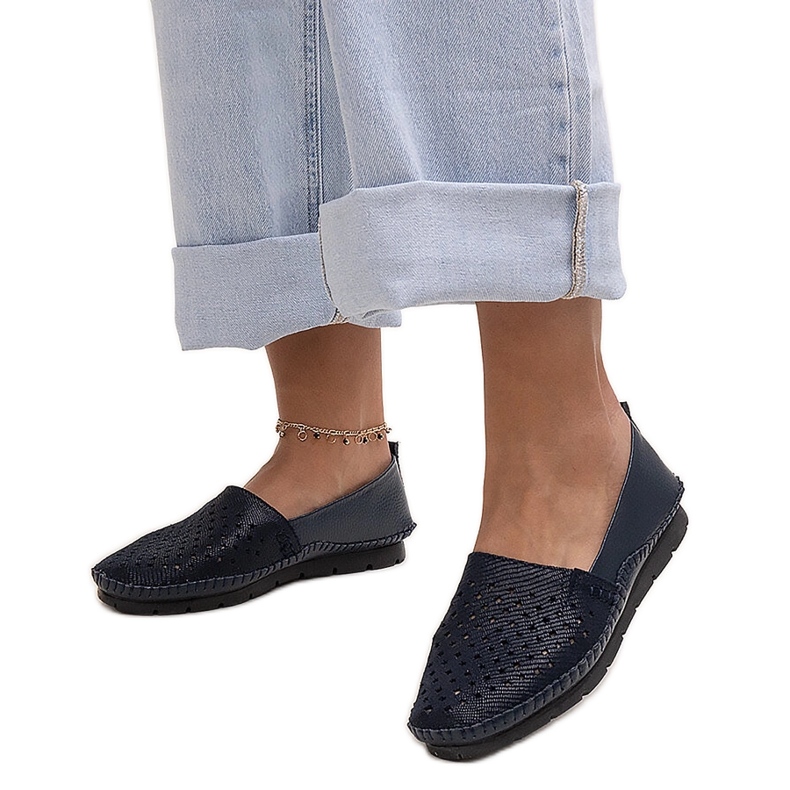 Evento Pantofi din piele bleumarin de la Antonea albastru Evento Pantofi din piele bleumarin de la Antonea albastru