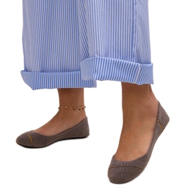 Balerini clasici gri Dorris Balerini clasici gri Dorris