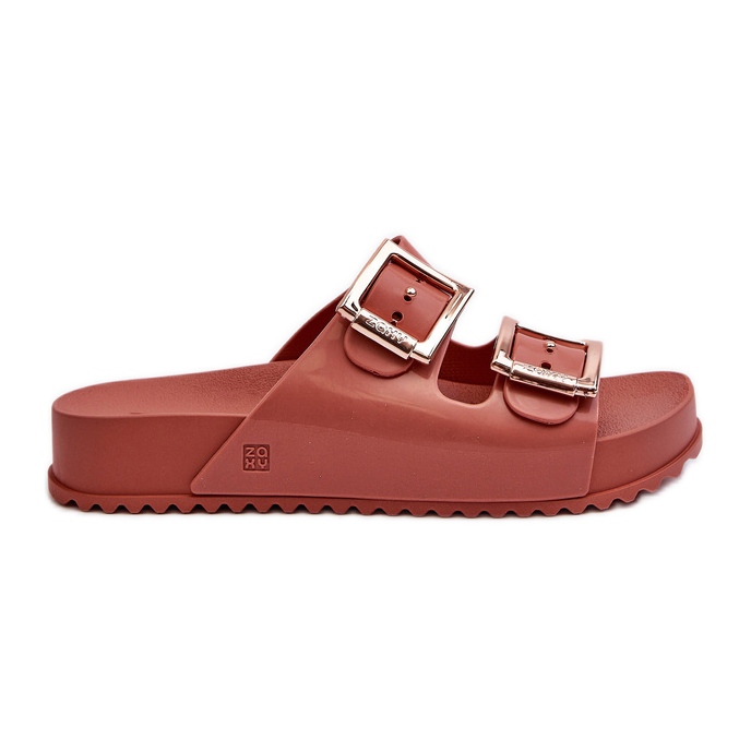 Flip-flops De Damă Cu Catarame ZAXY JJ285246 Dirty Pink roz