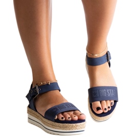 Sandale bleumarin Big Star LL274869 albastru Sandale bleumarin Big Star LL274869 albastru
