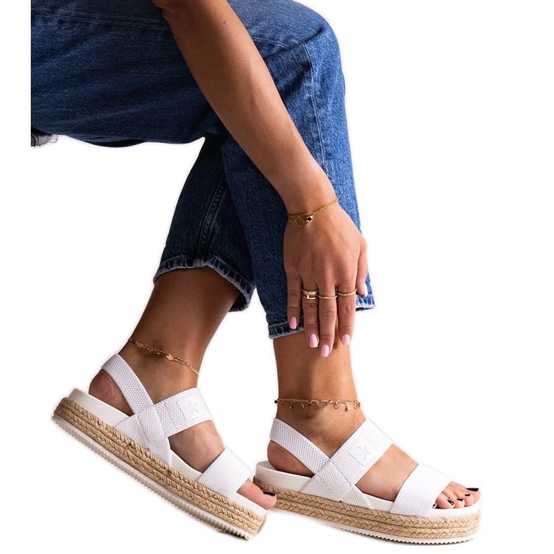 Sandale albe Big Star LL274857