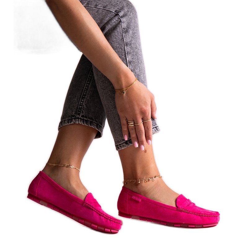 Mocasini Big Star roz inchis NN274934