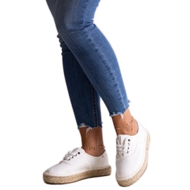 Espadrile albe Big Star LL274833 101 Espadrile albe Big Star LL274833 101