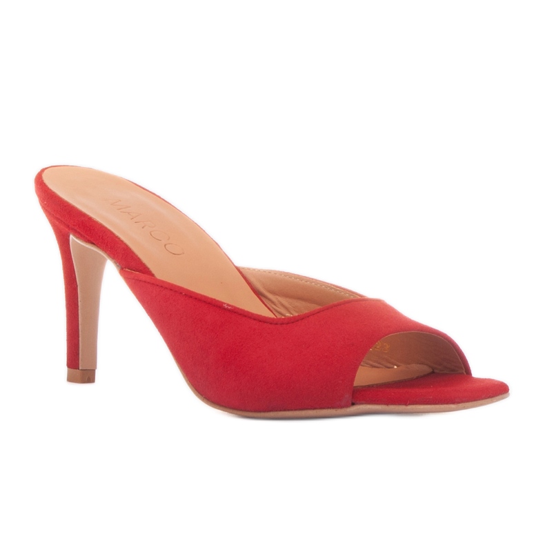 Marco Shoes Șlapi Palermo roșu