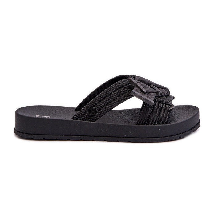 Flip-flops parfumate pentru femei cu talpă plată ZAXY LL285096 Negru