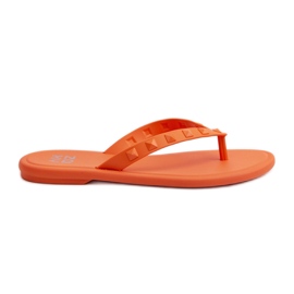 Flip-flops flexibili plate pentru damă ZAXY JJ285254 Portocaliu portocale Flip-flops flexibili plate pentru damă ZAXY JJ285254 Portocaliu portocale