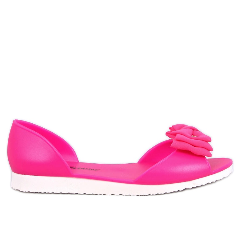 Balerini Meliski cu vârf deschis Agathe Fuchsia roz