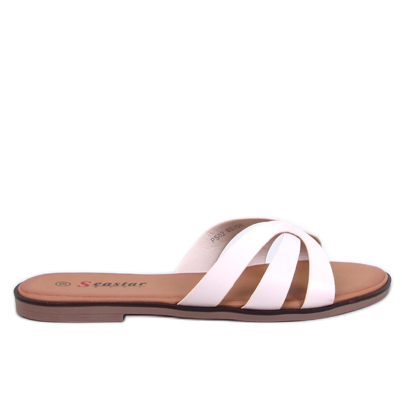 Papuci delicati de dama de la Fabrices Beige bej Papuci delicati de dama de la Fabrices Beige bej