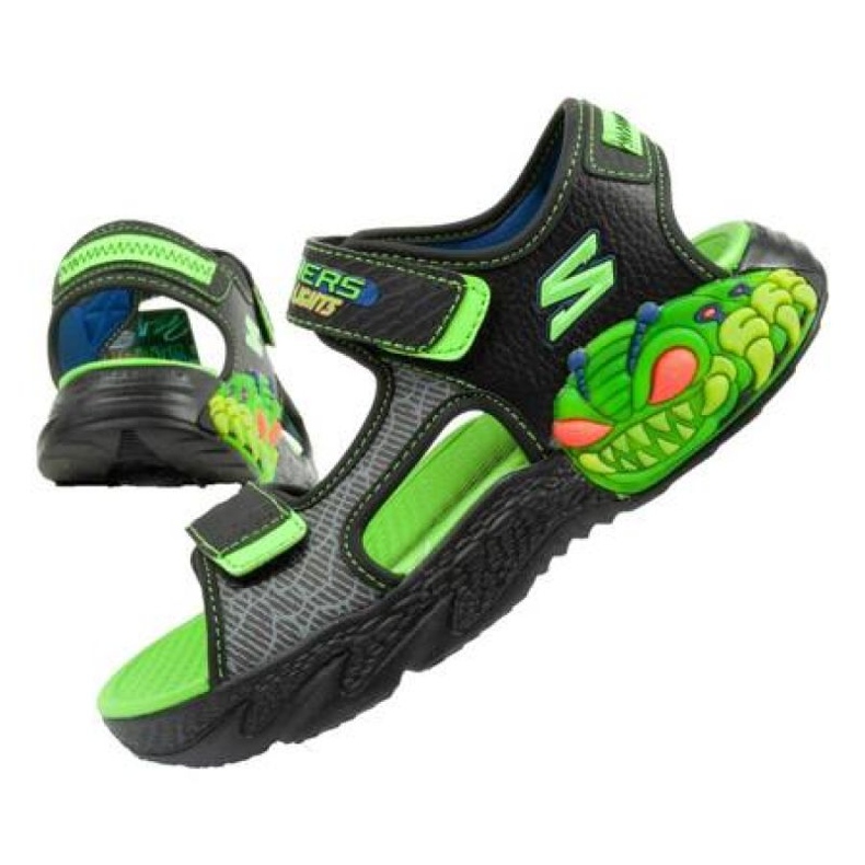 Sandale Skechers 400614L/BKLM verde Sandale Skechers 400614L/BKLM verde