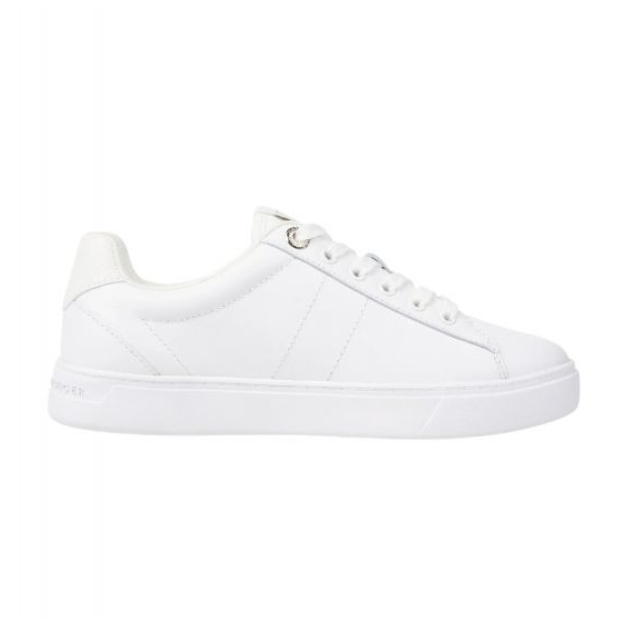 Tenis Tommy Hilfiger Essential Elevated Court W FW0FW07685YBS alb Tenis Tommy Hilfiger Essential Elevated Court W FW0FW07685YBS alb