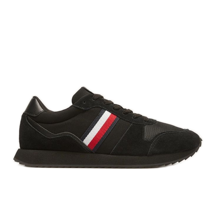 Pantofi Tommy Hilfiger Lo Runner Mix M FM0FM04958DW5 negru