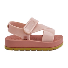 Sandale cu velcro pentru copii parfumate ZAXY LL385002 Roz deschis Sandale cu velcro pentru copii parfumate ZAXY LL385002 Roz deschis