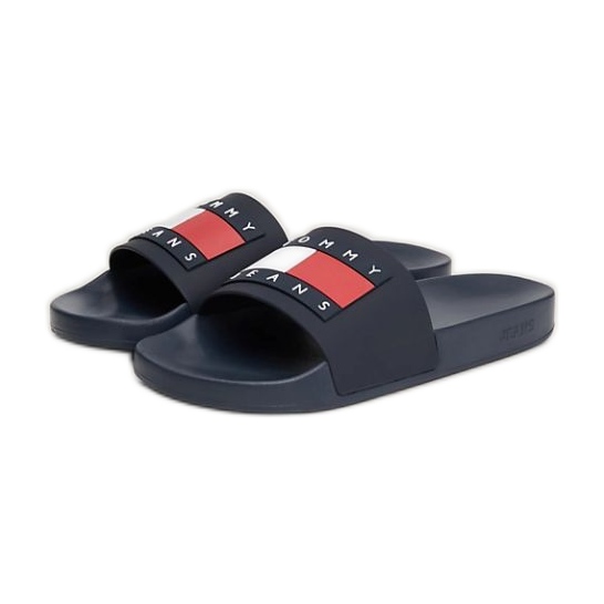 Șlapi Tommy Hilfiger Pool Slide Ess EM0EM01191C1G negru