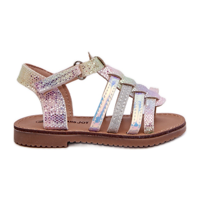 Sandale Gladiator Copii Prinse cu Velcro, Multicolor Radovia
