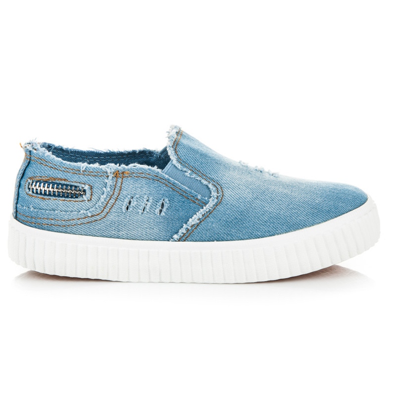 Sport Pantofi de denim albastru