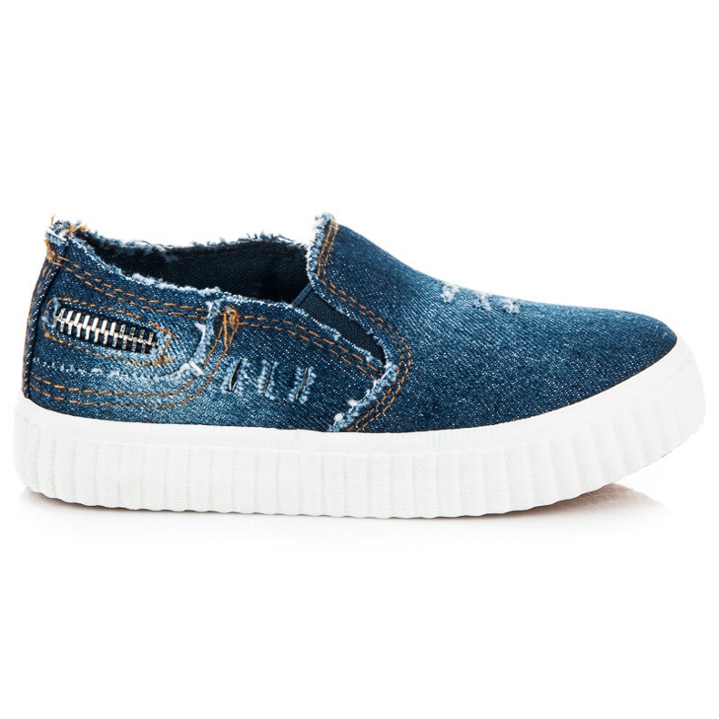 Sport Pantofi de denim albastru