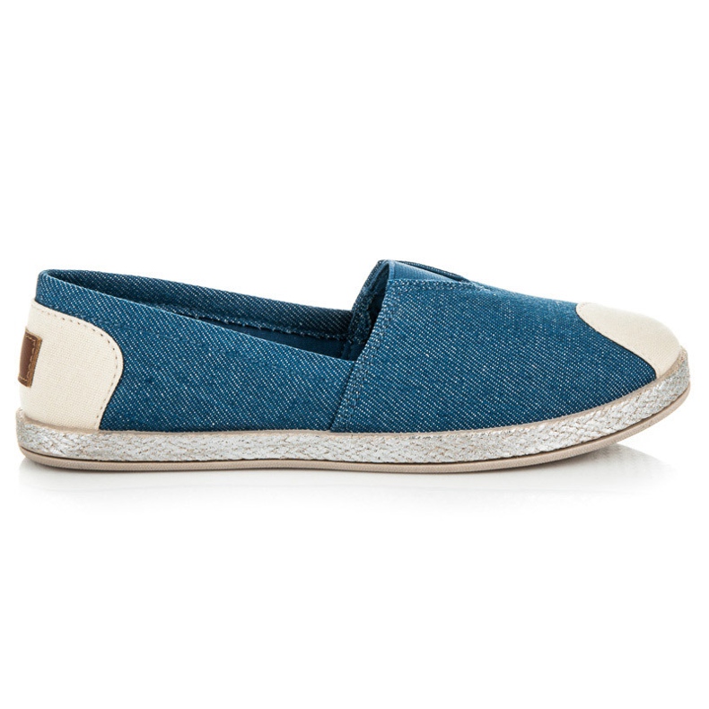 Mtt Sport Espadrile din denim albastru
