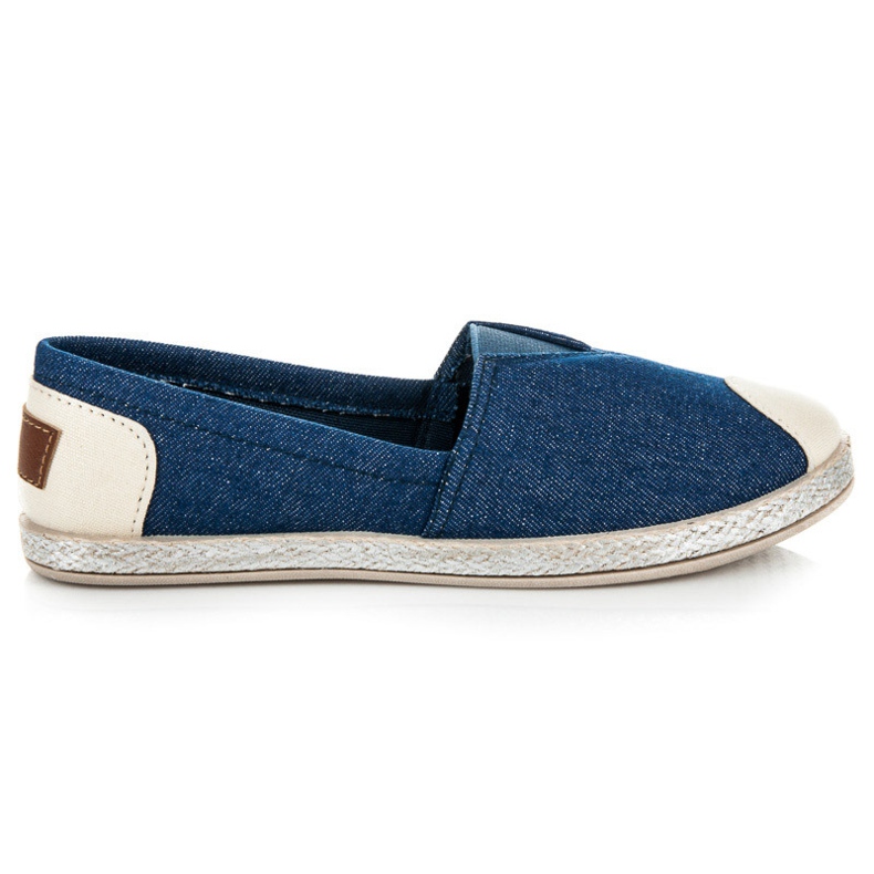 Mtt Sport Espadrile din denim albastru