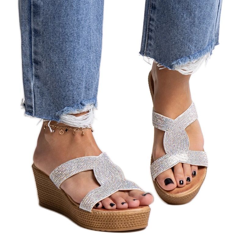 Catâri cu pană argintie cu zirconi Antuanet