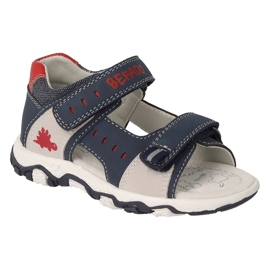 BEFADO SANDALS INSERT PIELE PENTRU VELCRO 170P097 BLUE NAVY albastru