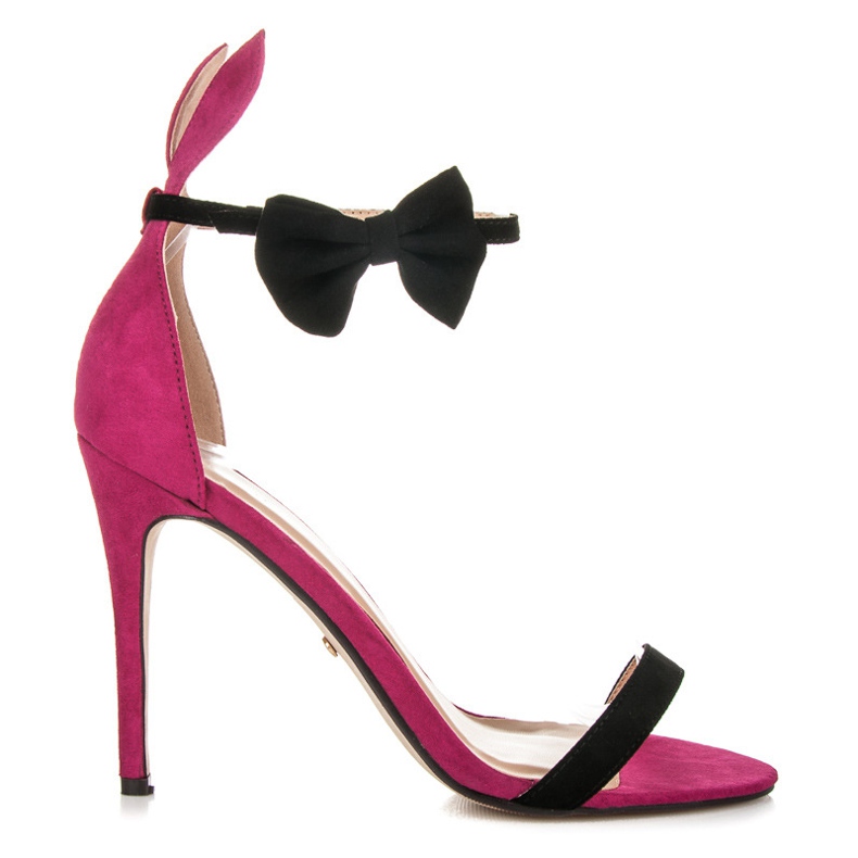 Marquiz Sandale cu urechi și fundă roz