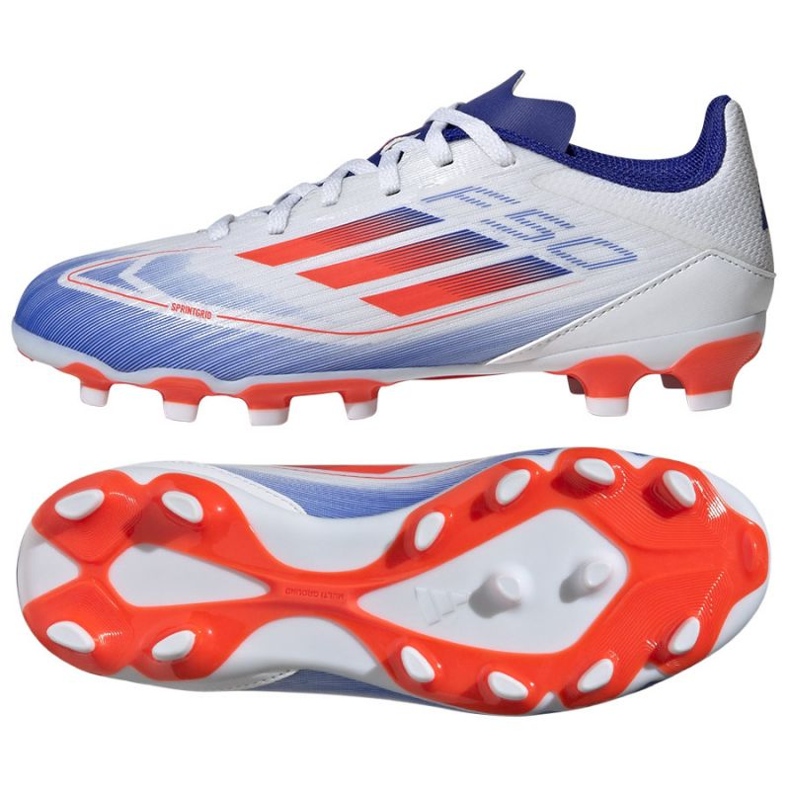 Pantofi de fotbal Adidas F50 League Mg IF1370 alb Pantofi de fotbal Adidas F50 League Mg IF1370 alb