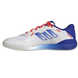Pantofi de fotbal Adidas Fevernova Court In M IG8766 alb
