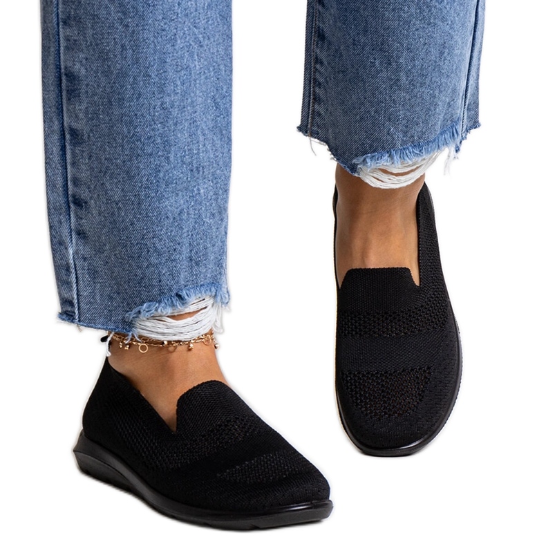 Tenisi negri ai lui Rahim, cu talpă de spumă negru