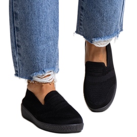 Tenisi slip-on Mikaila negri negru Tenisi slip-on Mikaila negri negru
