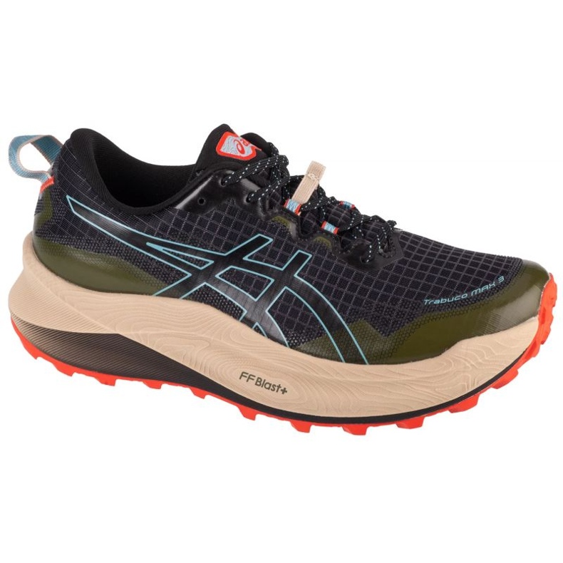 Pantofi de alergare Asics Trabuco Max 3 1011B800-002 negru Pantofi de alergare Asics Trabuco Max 3 1011B800-002 negru