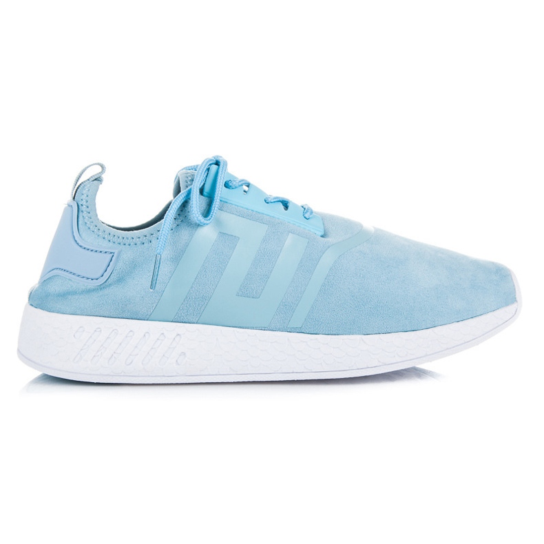 Vices Pantofi sport din piele intoarsa albastru