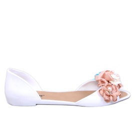 Melissa cu flori Carmil White alb