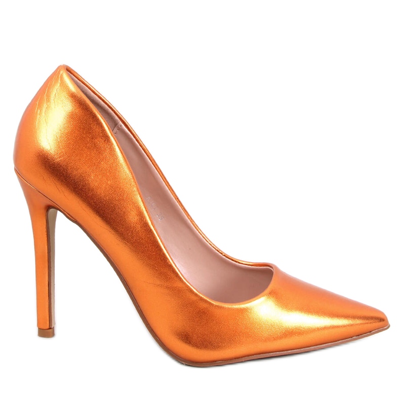 Pompe cu toc stiletto Carra Orange portocale Pompe cu toc stiletto Carra Orange portocale