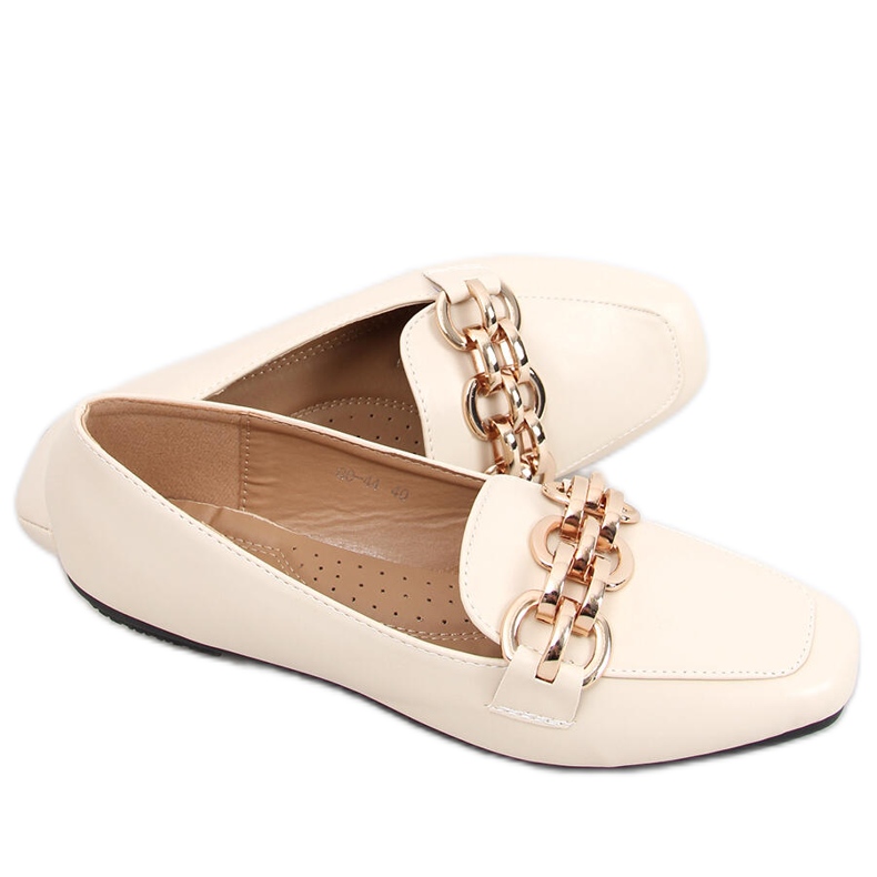 Mocasini dama Bianca Beige bej