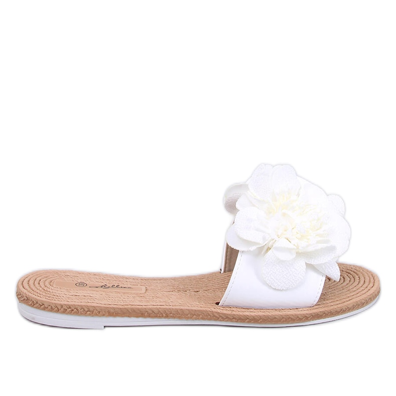 Flip-flops moi cu flori Diaye White alb Flip-flops moi cu flori Diaye White alb