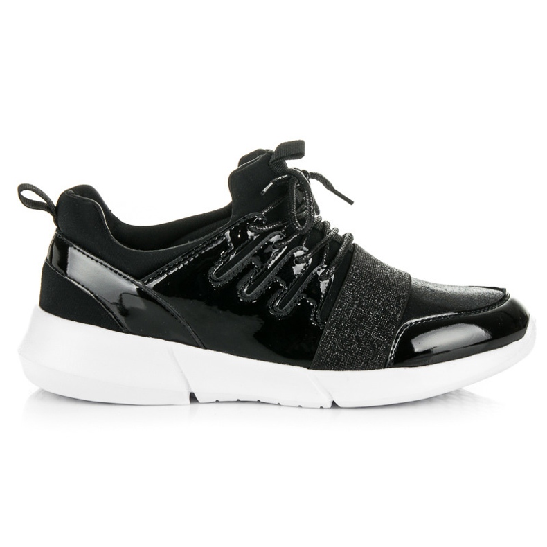 Pantofi sport lacuiti negru Pantofi sport lacuiti negru