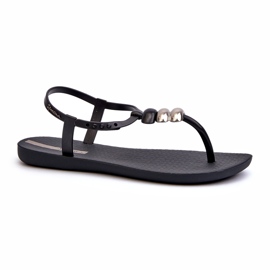 Sandale plate pentru femei Flip-flops 83507 Ipanema Class Bown Up Sandal Fem Black negru