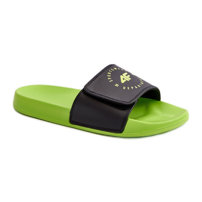 Flip-flops pentru băieți 4FJMM00FFLIM043-72N Negru-Verde