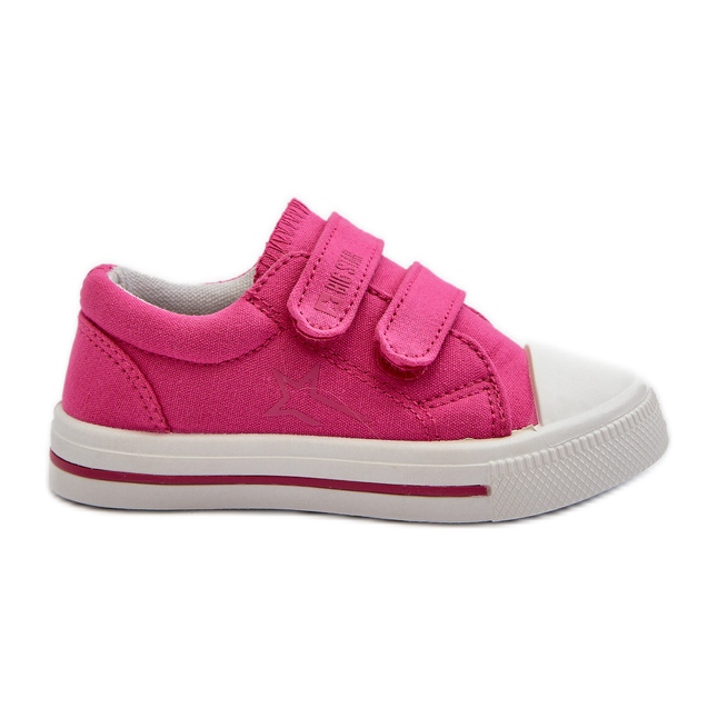 Pantofi pentru copii cu velcro Big Star NN374113 Fuchsia roz