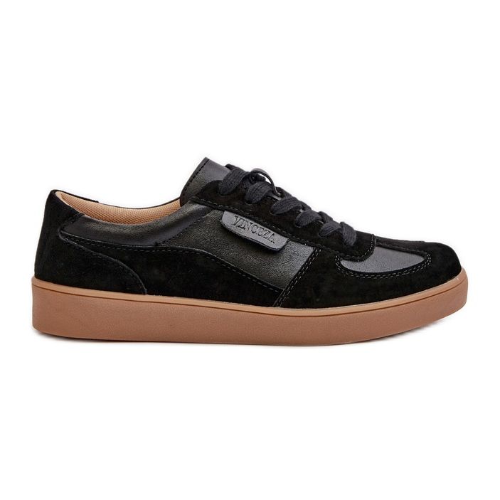 Pantofi de damă din piele negri Vinceza 7333 negru Pantofi de damă din piele negri Vinceza 7333 negru