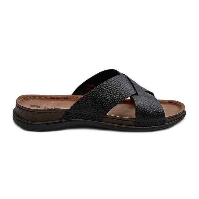 Flip-flops ușoare confortabile cu Inblu GV00001I Black negru