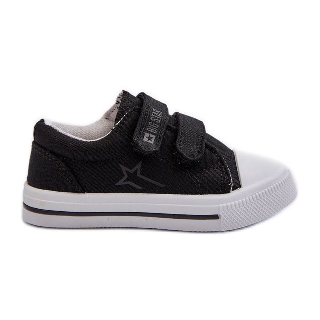 Pantofi pentru copii cu velcro Big Star NN374111 Negri negru