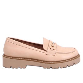 Mocasini cu platforma Nivetti Beige bej Mocasini cu platforma Nivetti Beige bej