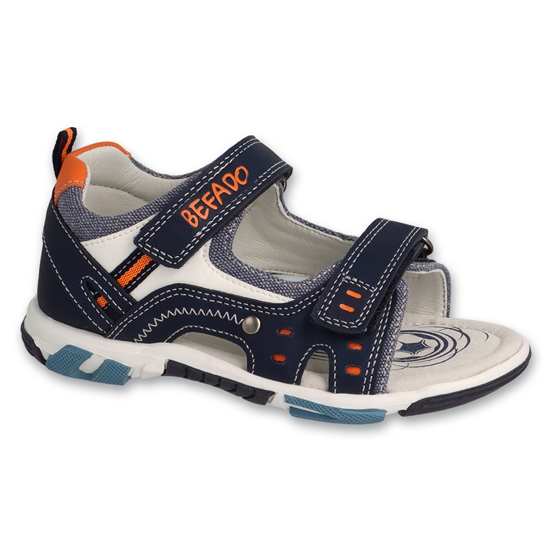 Befado Boys Sandals 170x103 Insert din piele albastru