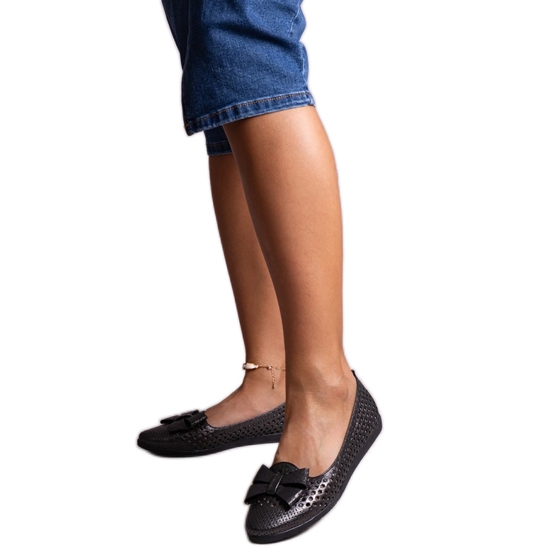 Balerini negri strălucitori Binney negru