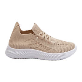 Pantofi sport slip-on pentru femei Jagelia bej