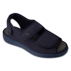 Sandale bărbați DR.ORTO Befado cu velcro 077M002 bleumarin albastru Sandale bărbați DR.ORTO Befado cu velcro 077M002 bleumarin albastru