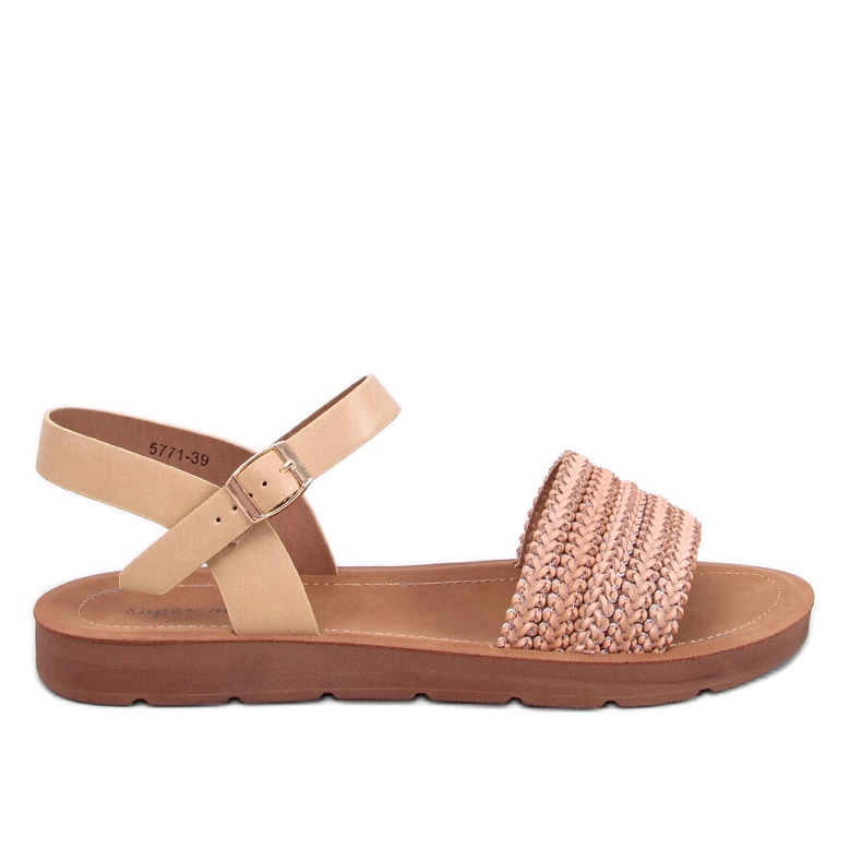 Sandale Salinon Beige stil boho bej Sandale Salinon Beige stil boho bej