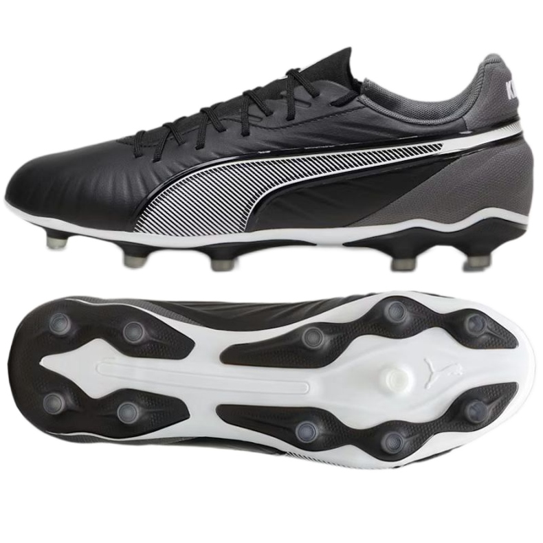 Pantofi de fotbal Puma King Match FG/AG 107863-01 negru
